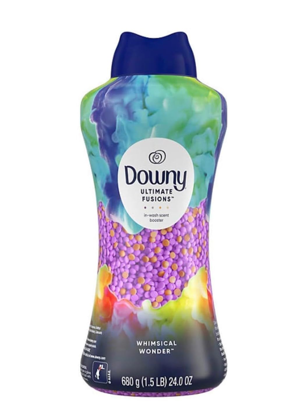 Downy Ultimate Fusions In-Wash Scent Booster Beads + Dual Action Scent Release, Whimsical Wonder (24 oz.) - Amazon 786