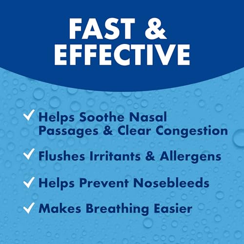 ARM & Hammer Simply Saline Nasal Care Daily Mist 4.5oz – Instant Relief for Every Day Congestion – One 4.5oz Bottle - Amazon 786
