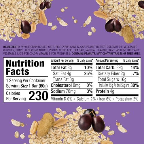 Bobo's Peanut Butter & Jelly Oat Snacks, Healthy Everyday Snack, a Satisfying Treat that Provides a Quick Energy Boost - Amazon 786