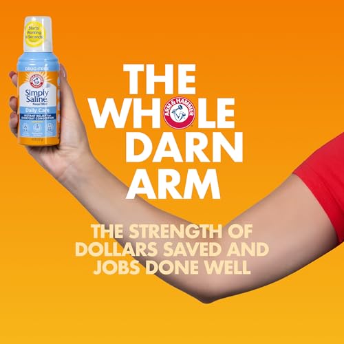 ARM & Hammer Simply Saline Nasal Care Daily Mist 4.5oz – Instant Relief for Every Day Congestion – One 4.5oz Bottle - Amazon 786