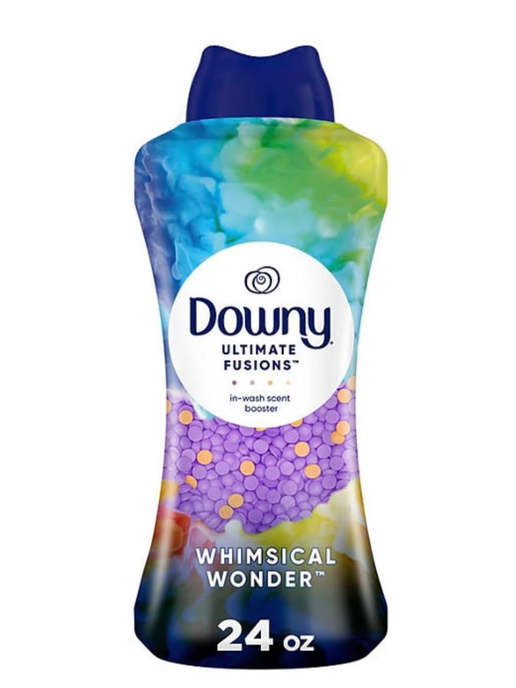 Downy Ultimate Fusions In-Wash Scent Booster Beads + Dual Action Scent Release, Whimsical Wonder (24 oz.) - Amazon 786