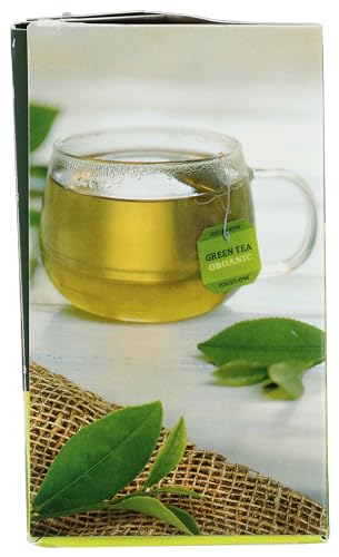BIGELOW TEA Green Tea Unflavored Caffeinated Teabag Box Organic