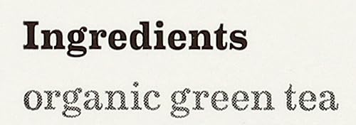 BIGELOW TEA Green Tea Unflavored Caffeinated Teabag Box Organic