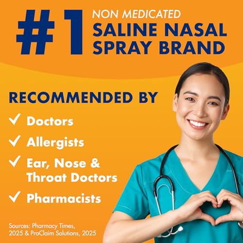 ARM & Hammer Simply Saline Nasal Care Daily Mist 4.5oz – Instant Relief for Every Day Congestion – One 4.5oz Bottle - Amazon 786