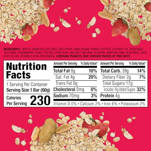 Bobo's Peanut Butter & Jelly Oat Snacks, Healthy Everyday Snack, a Satisfying Treat that Provides a Quick Energy Boost - Amazon 786