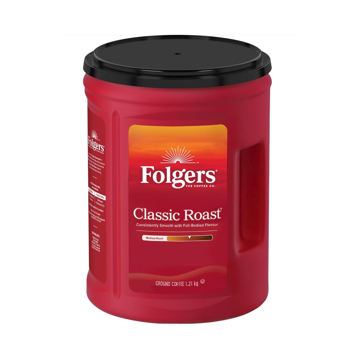 Folgers Classic Roast Medium Roast Ground Coffee - Amazon 786