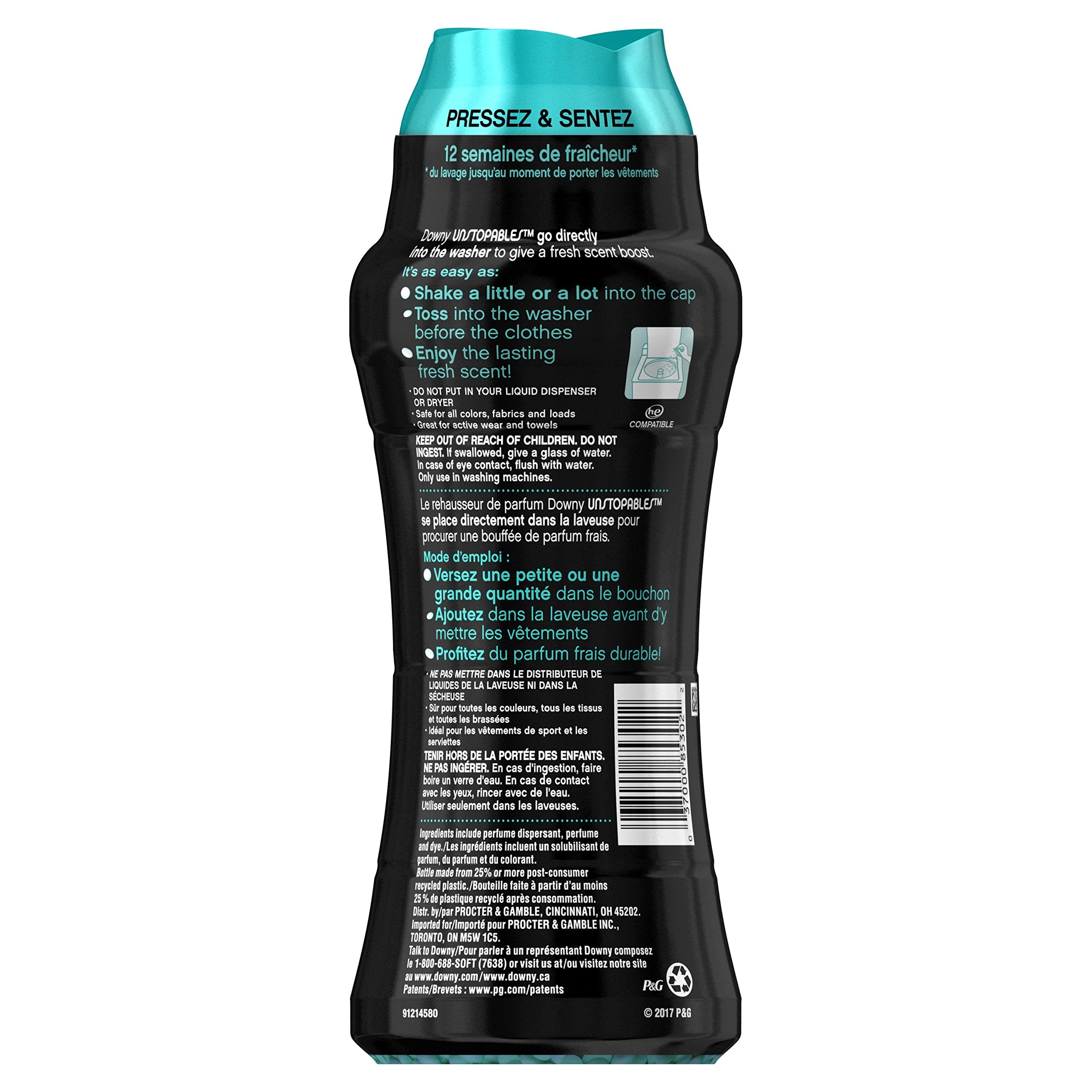 Downy Unstopables In Wash Booster, Fresh Scent, 19.5 Oz - Amazon 786