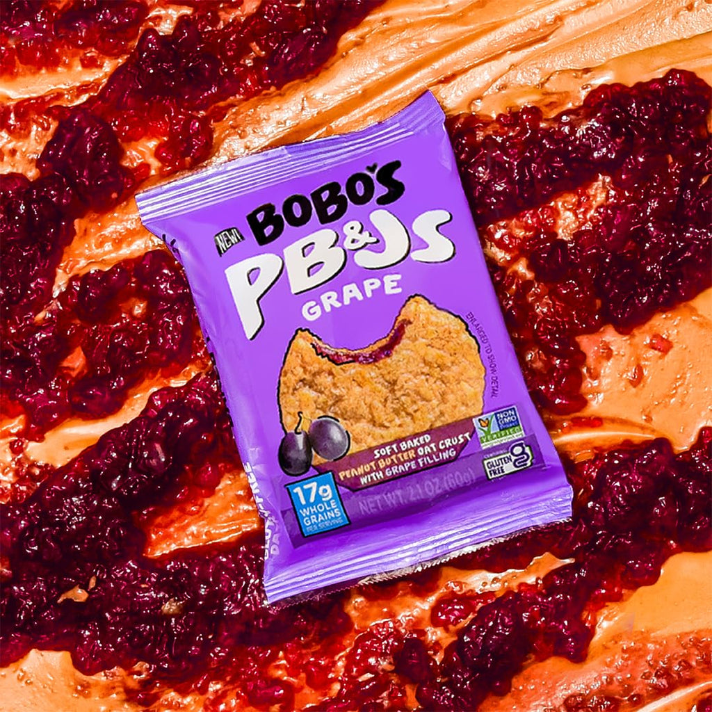 Bobo's Peanut Butter & Jelly Oat Snacks, Healthy Everyday Snack, a Satisfying Treat that Provides a Quick Energy Boost - Amazon 786