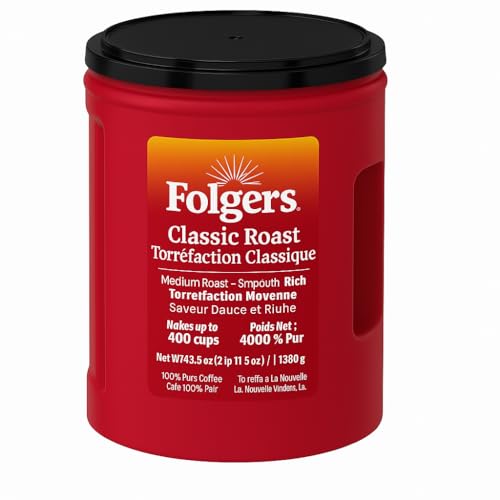 Folgers Classic Roast Medium Roast Ground Coffee - Amazon 786
